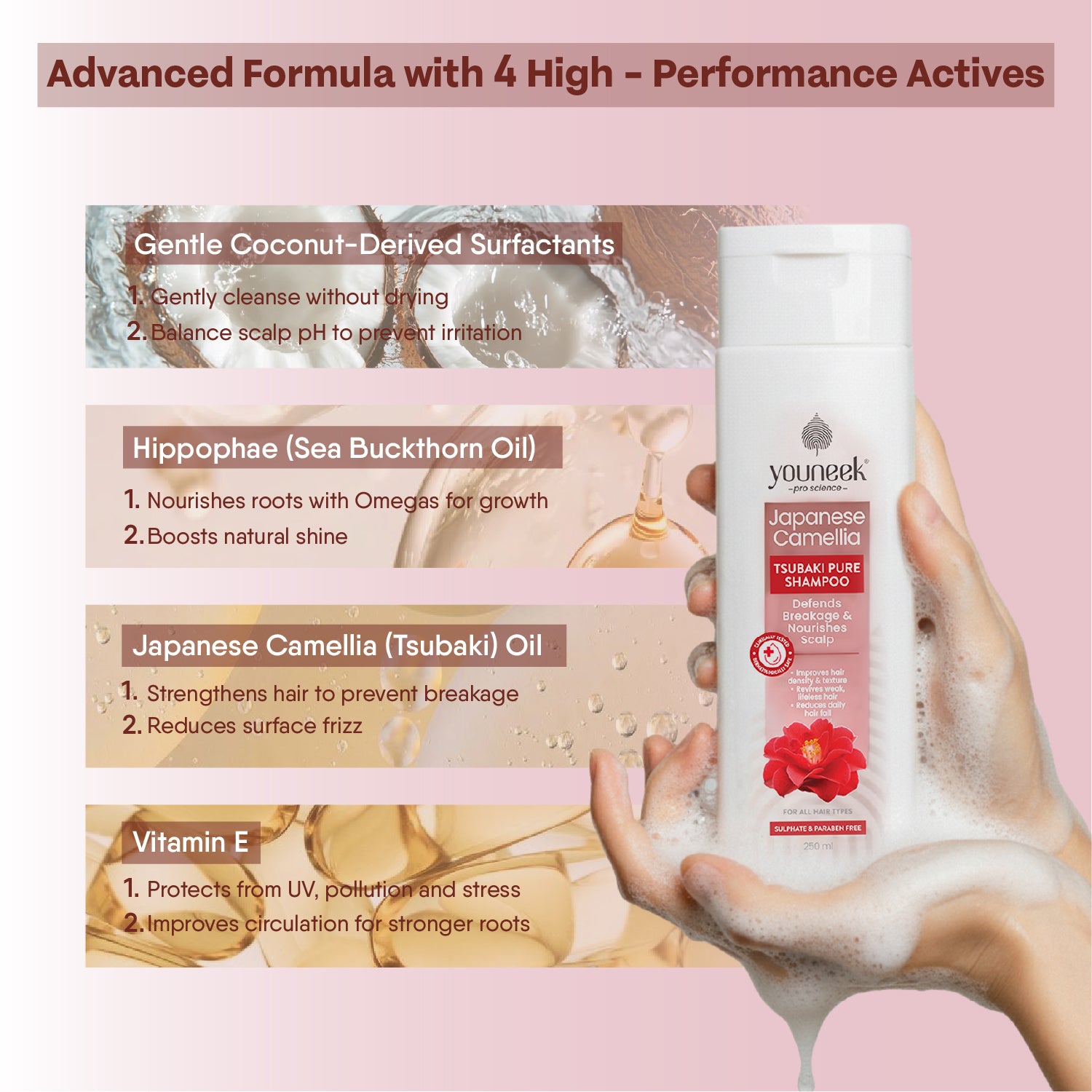 Japanese Camellia Tsubaki Pure Shampoo