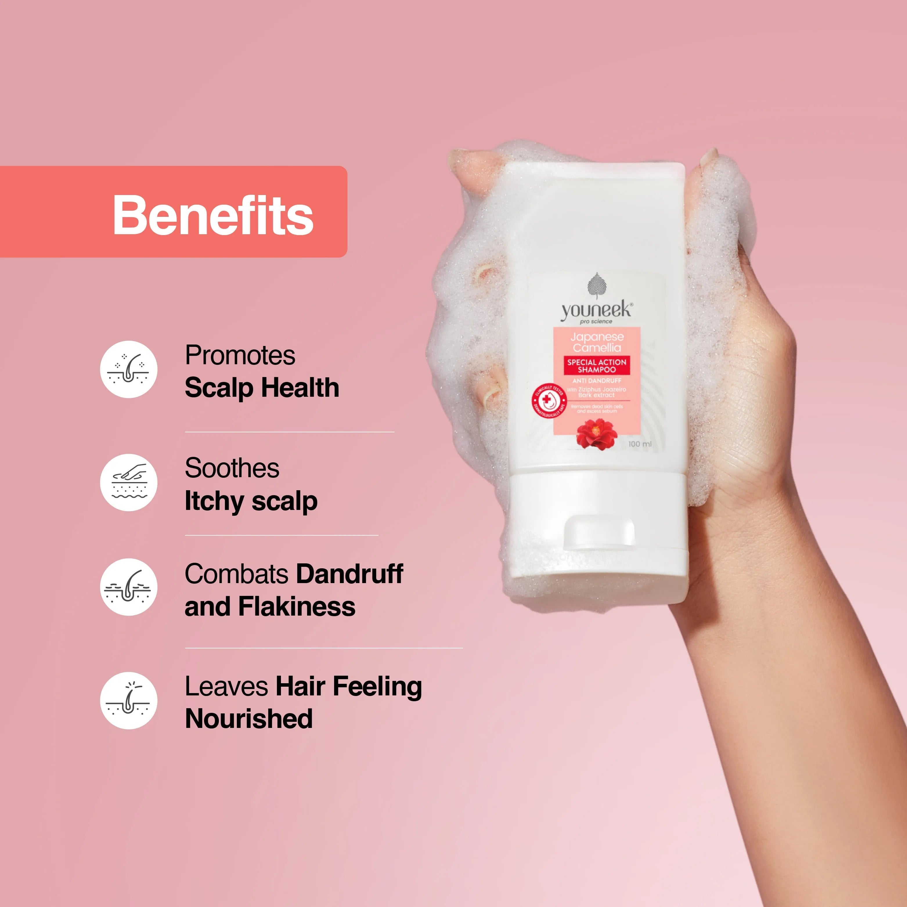 Japanese Camellia Shampoo - High-Quality Shampoo Product 3 | Youneekproscience