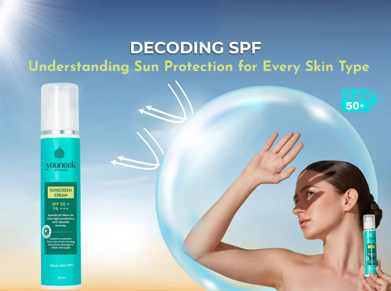 Decoding SPF: Sun Protection for Every Skin Type | Youneek
