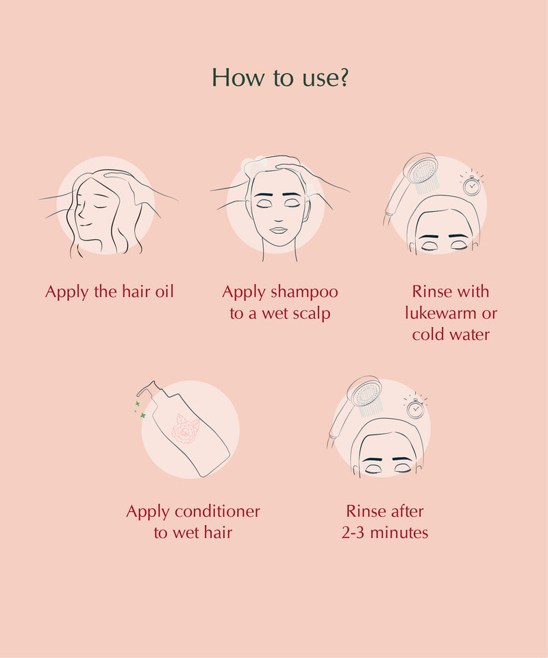 Hair Care Combo (Japanese Camellia Shampoo 300ml + Conditioner 300ml + Hair Oil 125ml )