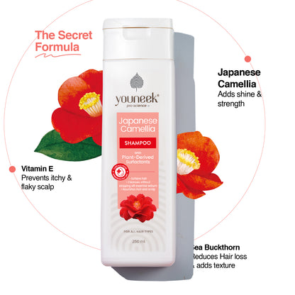 Japanese Camellia Shampoo – Volumize, Revitalize, & Protects