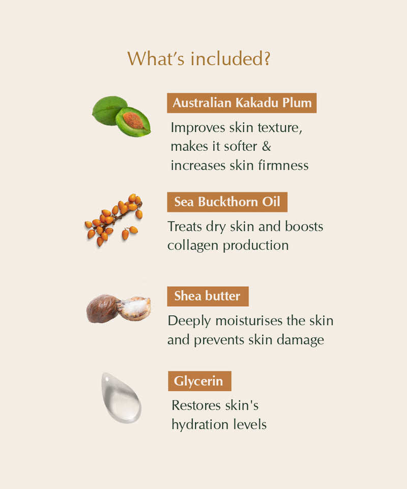 Intense Moisture Combo (Kakadu Plum Body Wash + Kakadu Plum Body Lotion) With FREE Face Wash 150ml