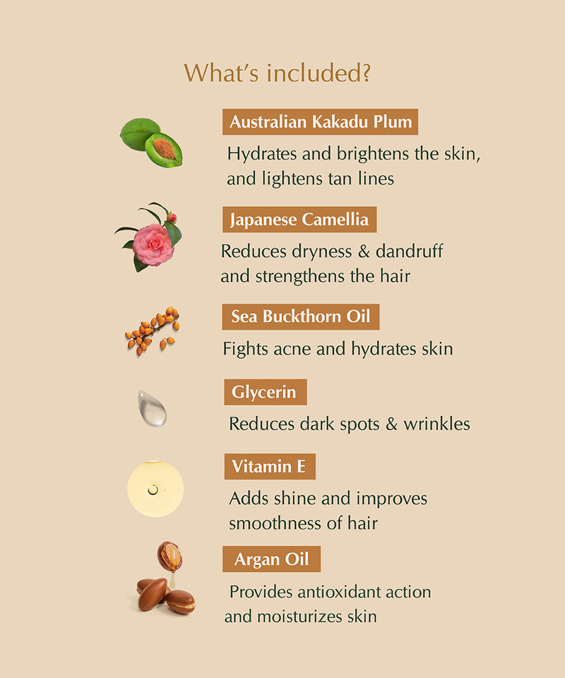 Radiance kit for Glowing Skin & Smooth Hair